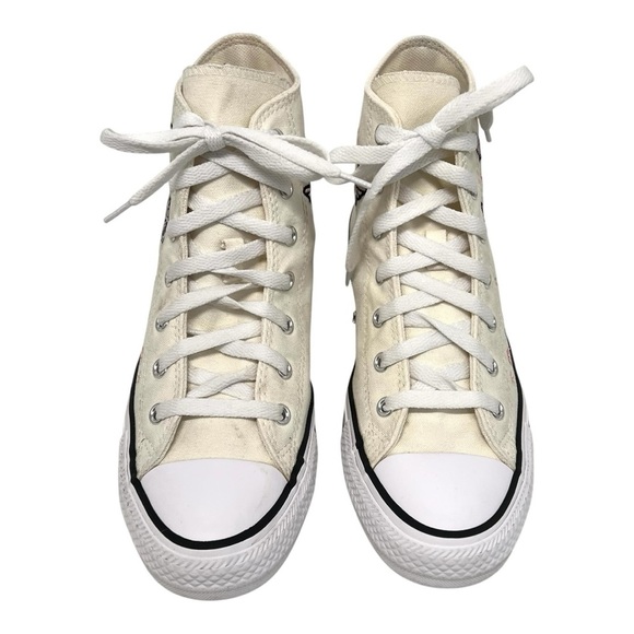 Converse Chuck Taylor Butterfly Embroidered High Top Canvas Sneakers Women’s 6 - Picture 5 of 16